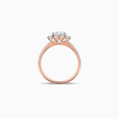 Rose Gold Miranda Solitaire Diamond Ring