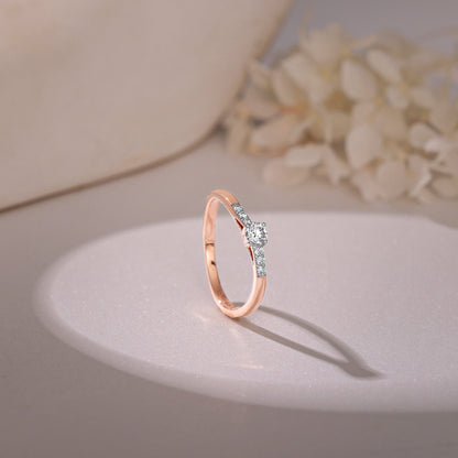 Rose Gold Classic You Diamond Ring