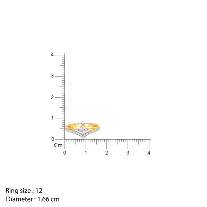Gold Enigma Layered Lab Grown Diamond Ring