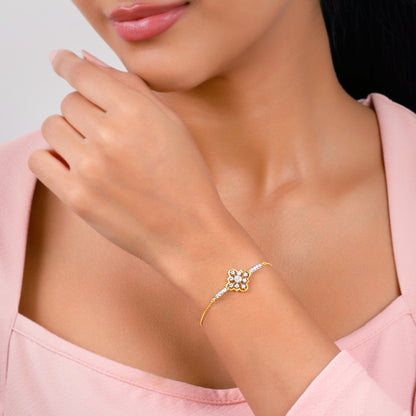 Gold Classy Spark Lab Grown Diamond Bracelet