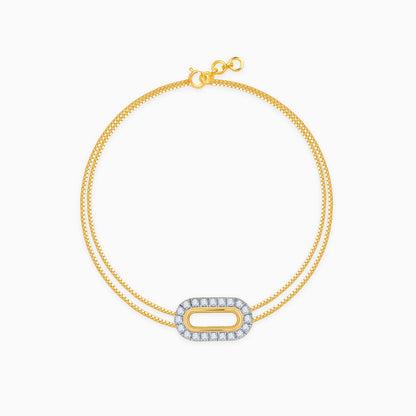 Gold Ornika Lab Grown Diamond Bracelet
