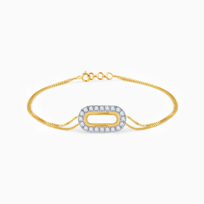 Gold Ornika Lab Grown Diamond Bracelet