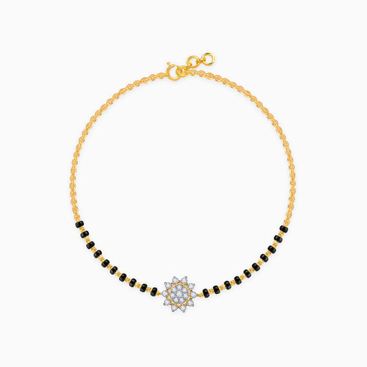 Gold Devina Diamond Mangalsutra Bracelet