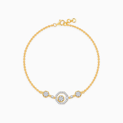 Gold Krystallos Lab Grown Diamond Bracelet