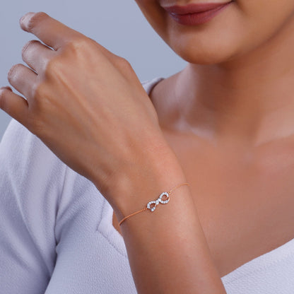 Rose Gold Forever Lab Grown Diamond Bracelet