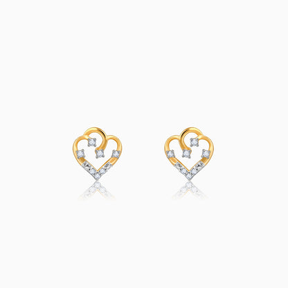 Gold Arteria Diamond Earrings