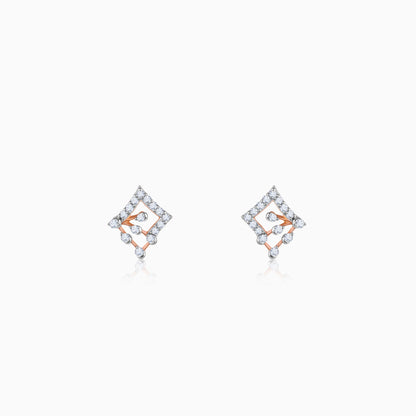Rose Gold Prodigy Diamond Earrings
