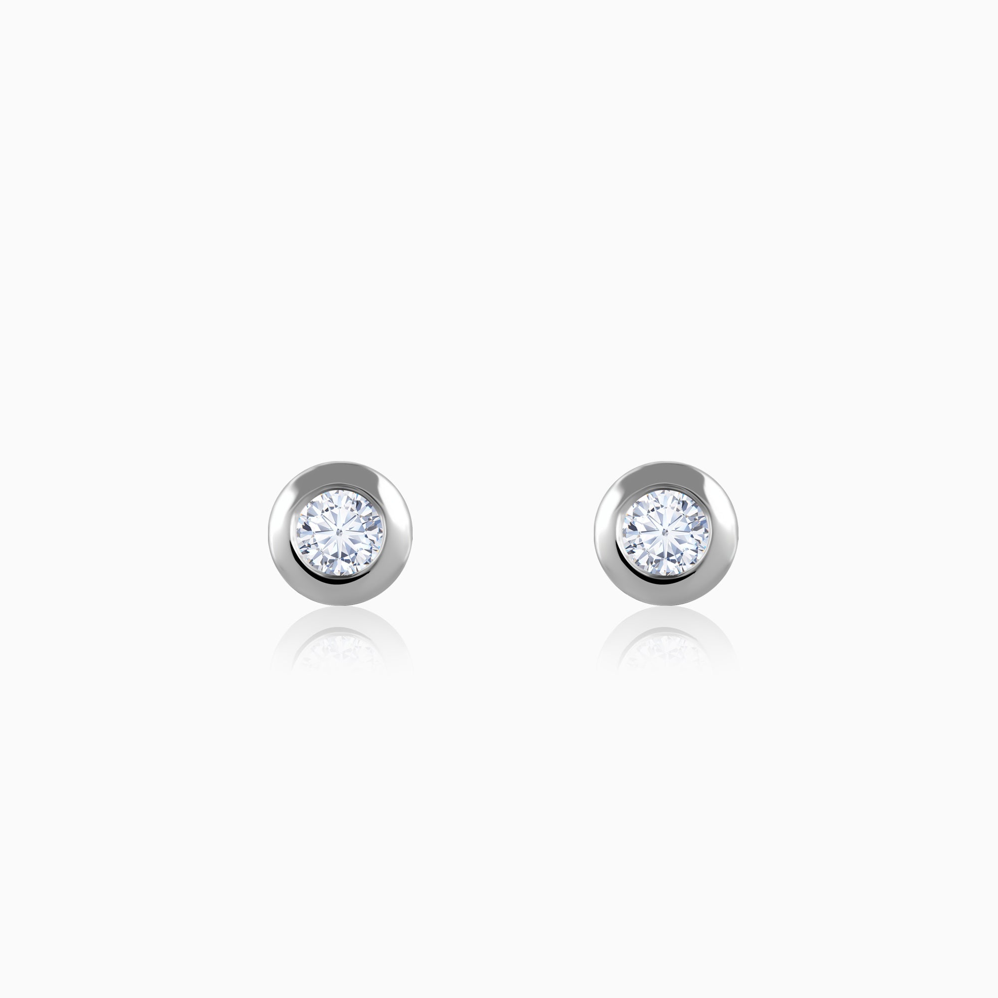 Gold Mimo Lab Grown Diamond Stud Earrings