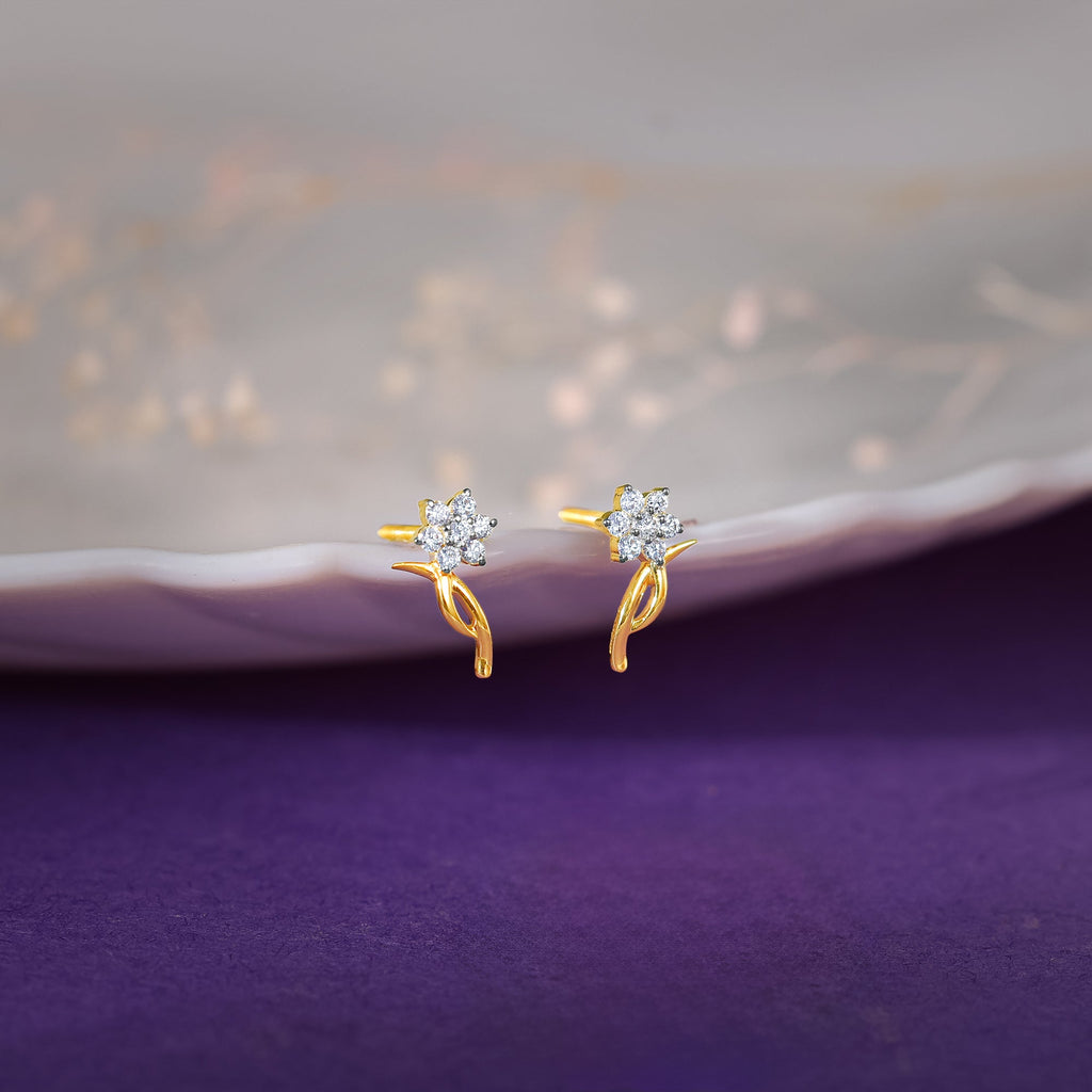 Gold Gleamdance Diamond Earrings