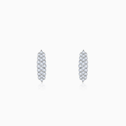Gold Baroque Diamond Earrings