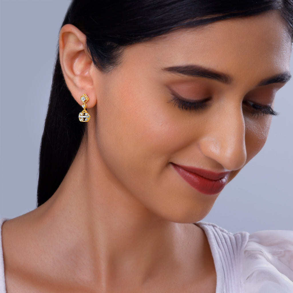 Gold Mystical Magique Lab Grown Diamond Earrings