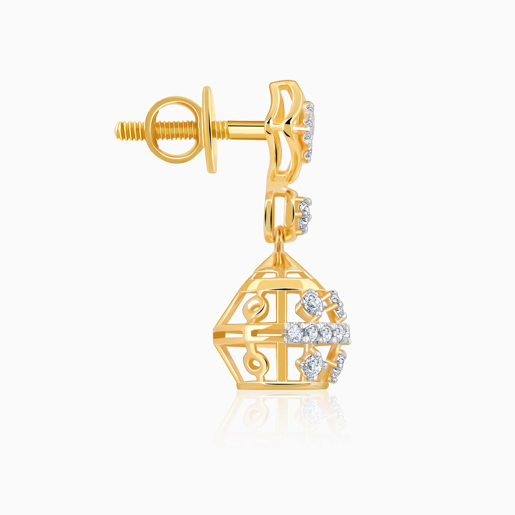 Gold Mystical Magique Lab Grown Diamond Earrings