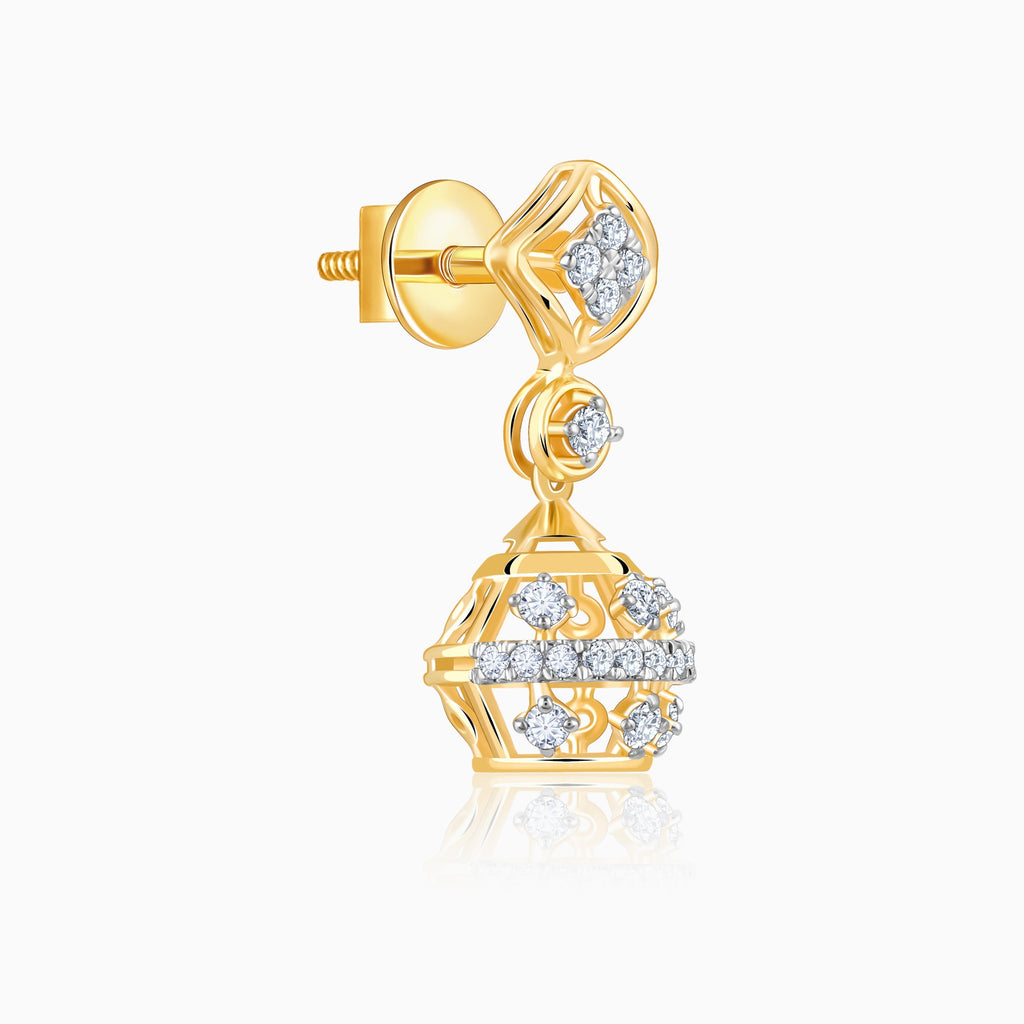 Gold Mystical Magique Lab Grown Diamond Earrings