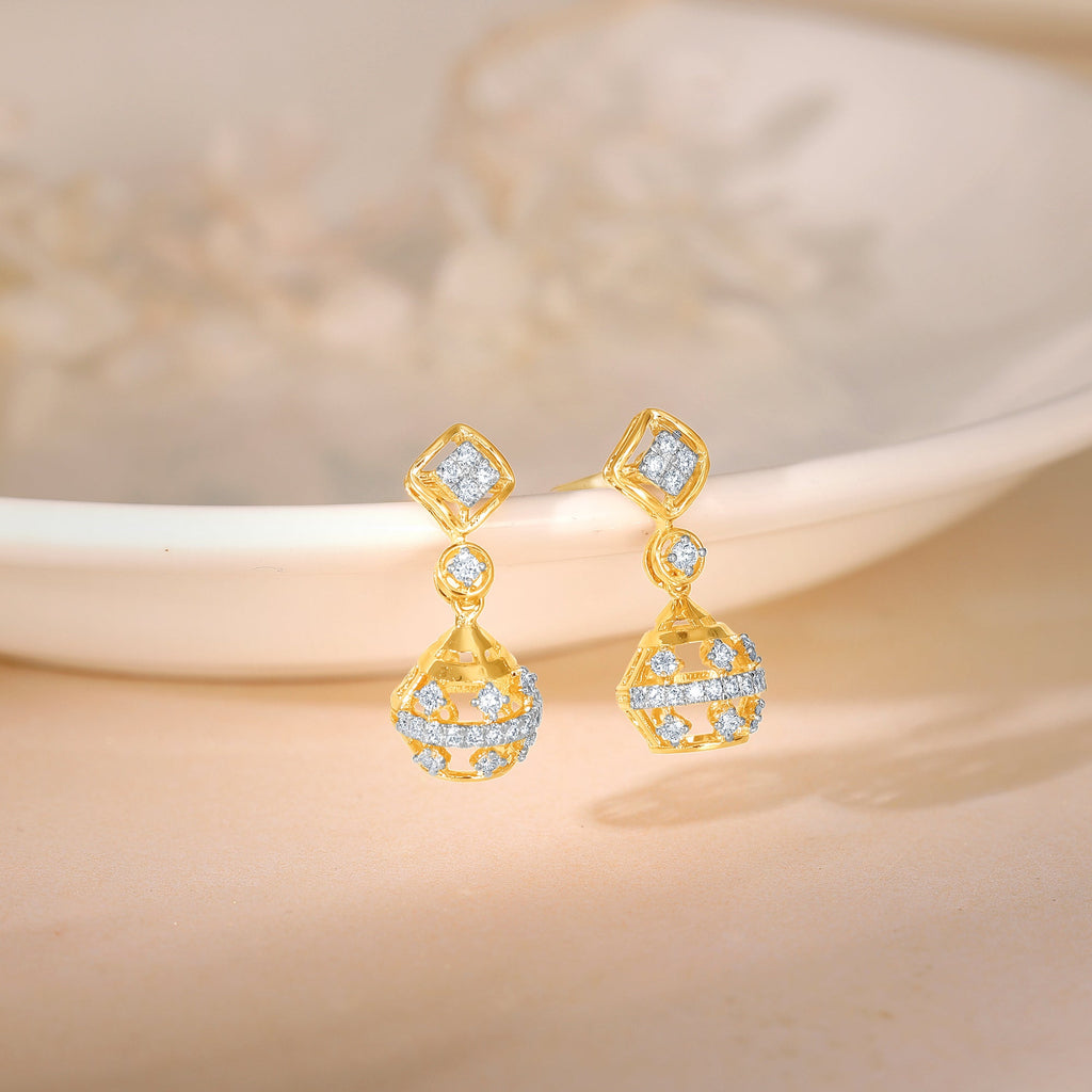 Gold Mystical Magique Lab Grown Diamond Earrings