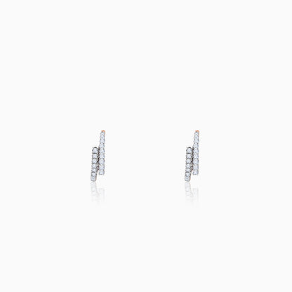 Rose Gold Timeless Charm Lab Grown Diamond Earrings
