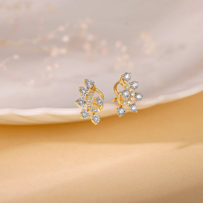 Gold Charisma Diamond Earrings