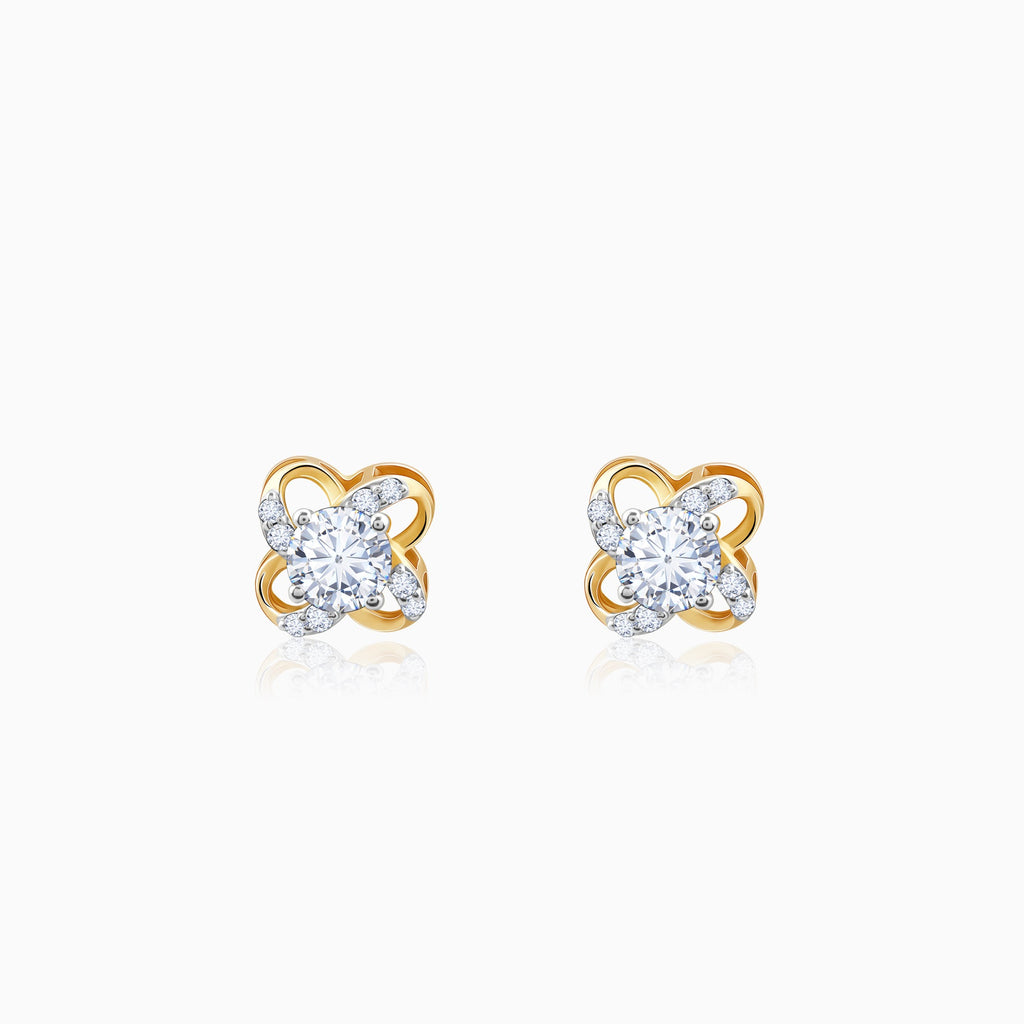 Gold Spring Promise Lab Grown Diamond Earrings