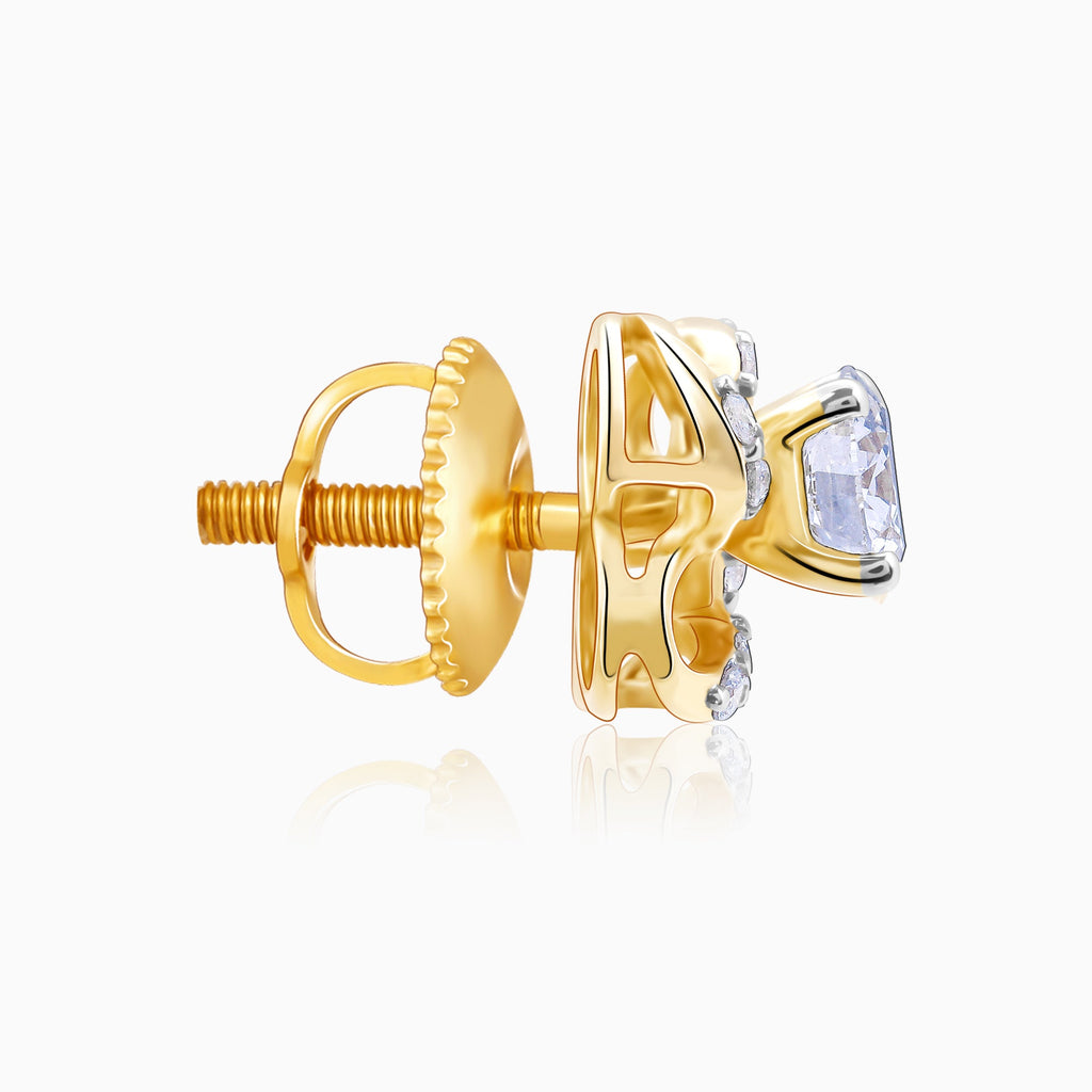 Gold Spring Promise Lab Grown Diamond Earrings