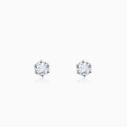 Gold Blossom Halo Lab Grown Diamond Earrings