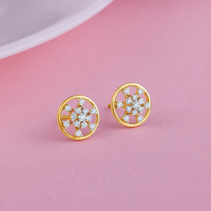 Gold Aurelle Lab Grown Diamond Earrings