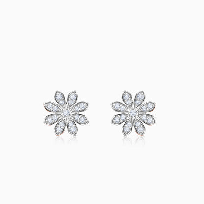 Rose Gold Jasmine Lab Grown Diamond Earrings