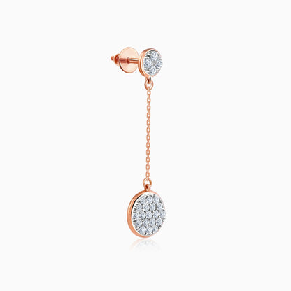 Rose Gold Blooming Lab Grown Diamond Earrings