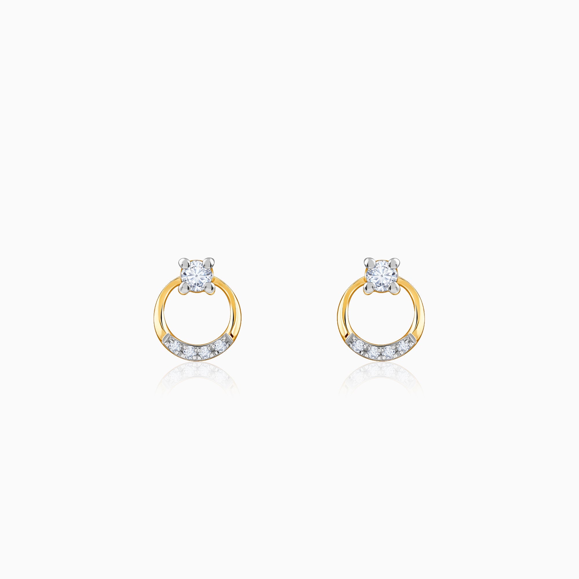 Gold Glo Lab Grown Diamond Earrings