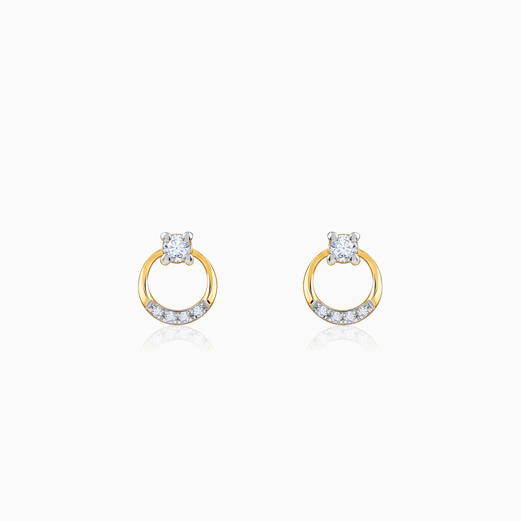 Gold Glo Lab Grown Diamond Earrings