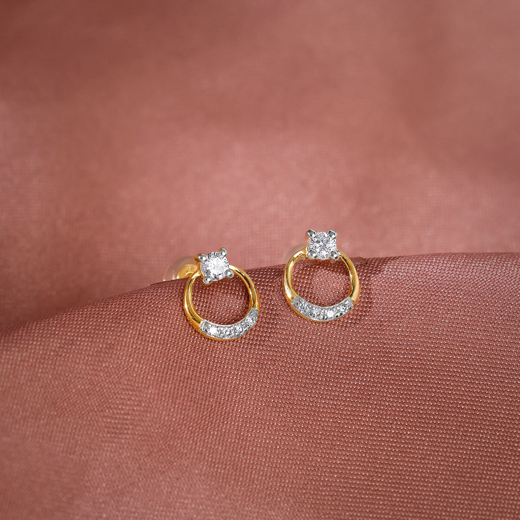 Gold Glo Lab Grown Diamond Earrings