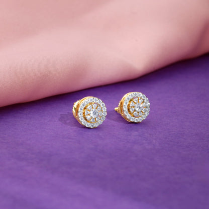 Gold After Glow Lab Grown Diamond Earrings