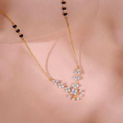 Gold Nethra Lab Grown Diamond Mangalsutra