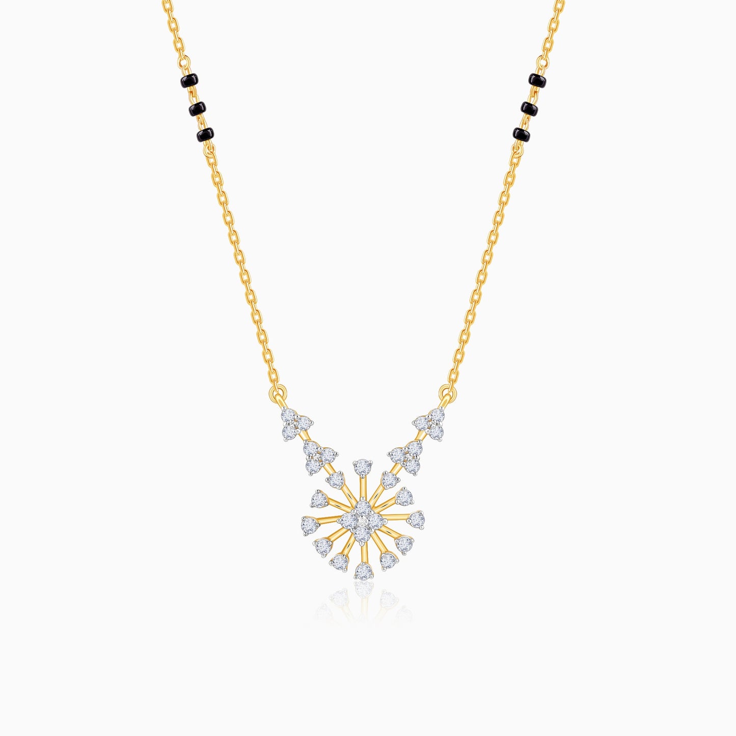 Gold Siddhi Lab Grown Diamond Mangalsutra