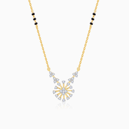 Gold Siddhi Lab Grown Diamond Mangalsutra
