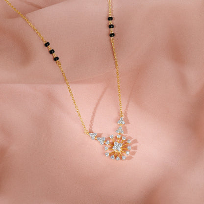 Gold Siddhi Lab Grown Diamond Mangalsutra