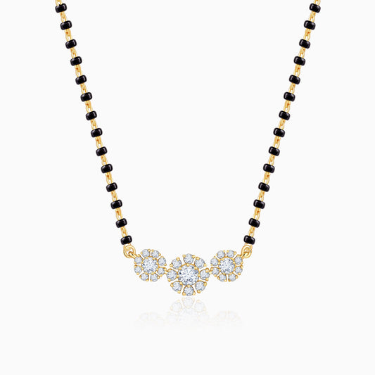 Gold Rhea Lab Grown Diamond Mangalsutra