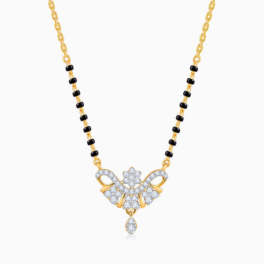 Gold Chitra Lab Grown Diamond Mangalsutra