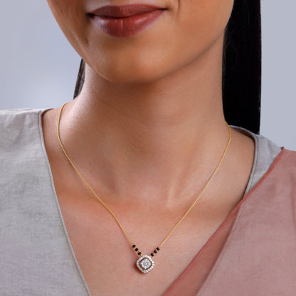 Gold Neha Lab Grown Diamond Mangalsutra