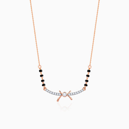Rose Gold Roopa Lab Grown Diamond Mangalsutra