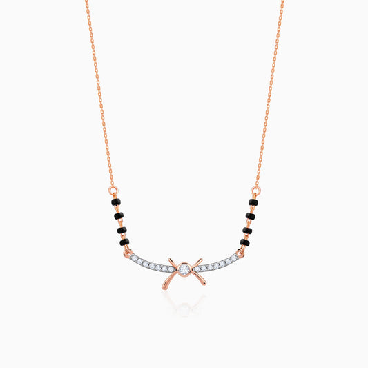 Rose Gold Roopa Lab Grown Diamond Mangalsutra