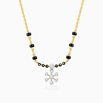 Gold Vasundhara Lab Grown Diamond Mangalsutra