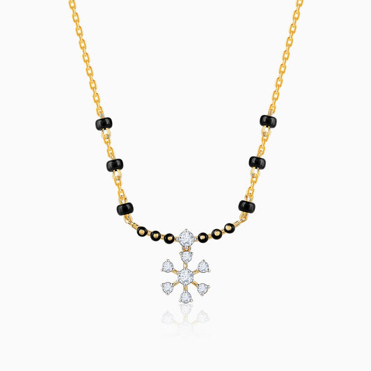 Gold Vasundhara Lab Grown Diamond Mangalsutra