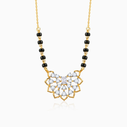 Gold Devanshi Lab Grown Diamond Mangalsutra