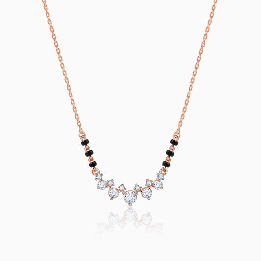 Rose Gold Nisha Lab Grown Diamond Mangalsutra