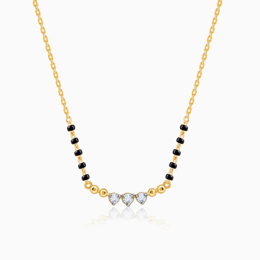 Gold Anitha Lab Grown Diamond Mangalsutra