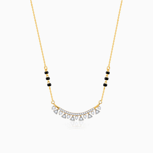 Gold Swarna Lab Grown Diamond Mangalsutra