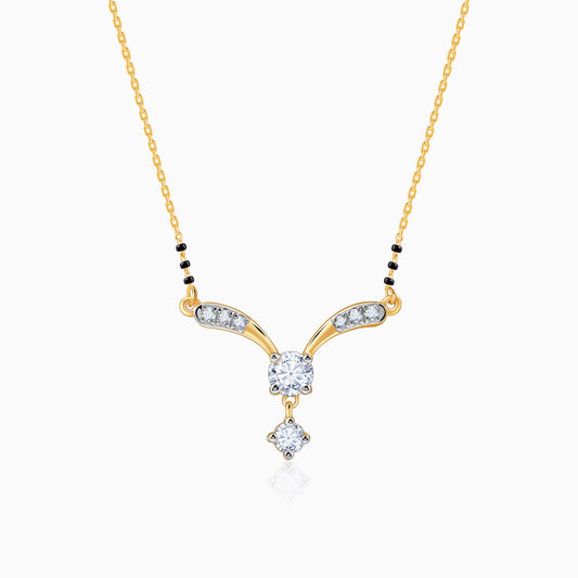 Gold Endless Grace Lab Grown Diamond Mangalsutra