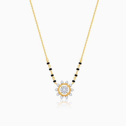 Gold Pratyusha Lab Grown Diamond Mangalsutra