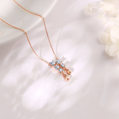 Rose Gold Beautiful Diamond Necklace