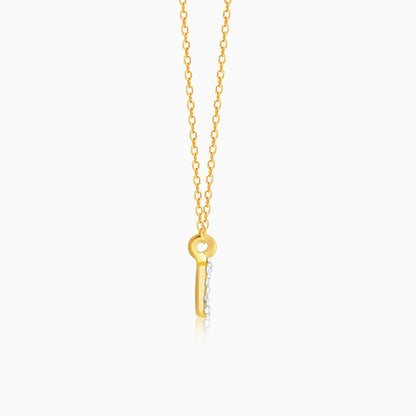 Gold Infinity Grace Lab Grown Diamond Necklace