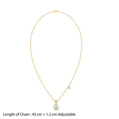 Gold Serene Life Lab Grown Diamond Necklace